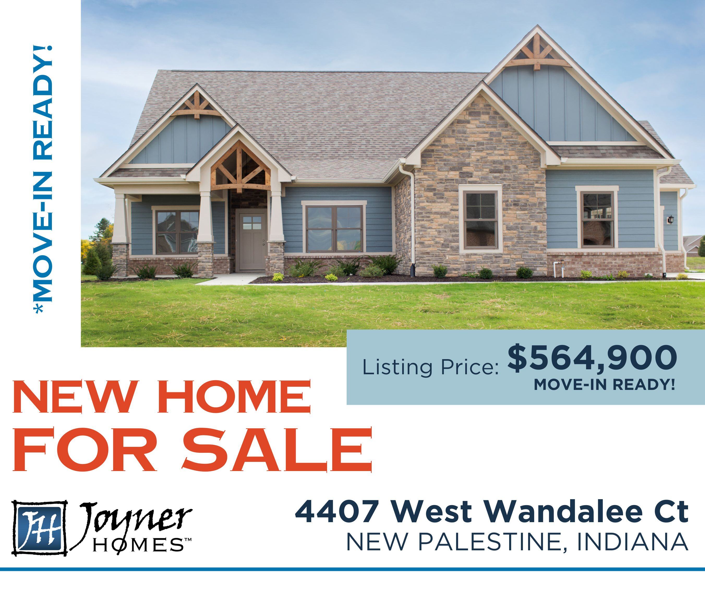 Home for Sale in New Palestine, Indiana